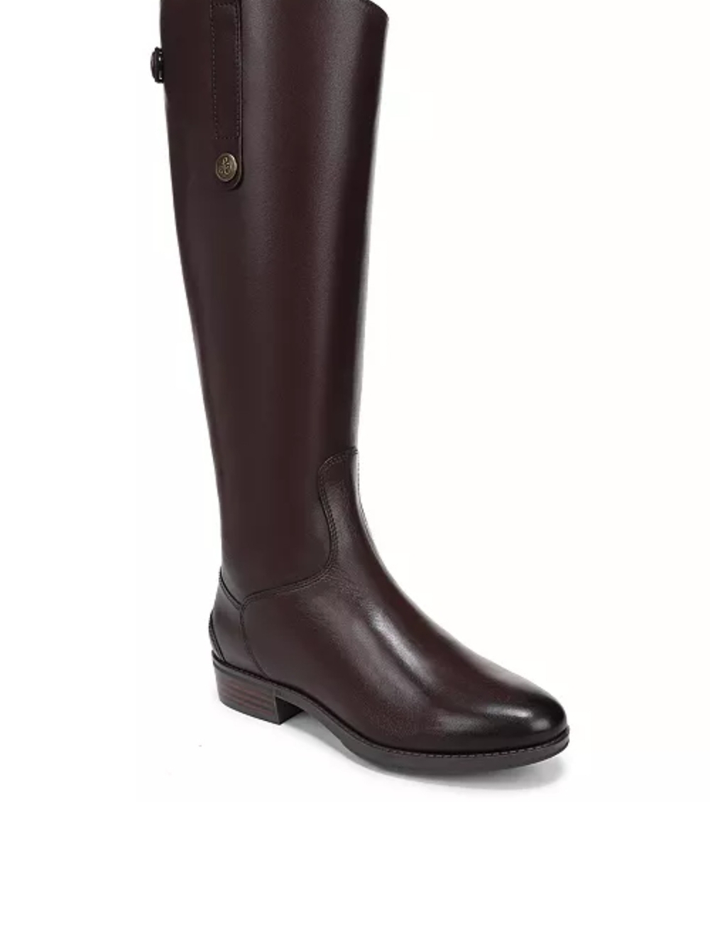 Tall Women's Knee High Riding Boot in Dark Brown